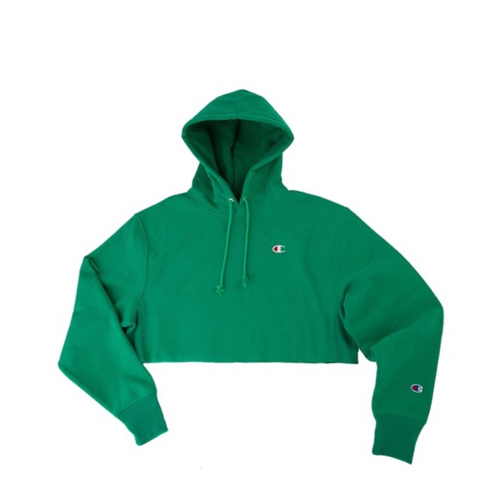 Womens Champion Reverse Weave Cropped Hoodie